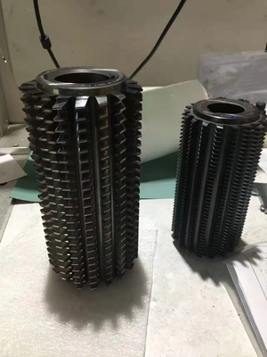 Hob de prata de aço de alta velocidade redondo da engrenagem da metalurgia de pó das ferramentas de corte