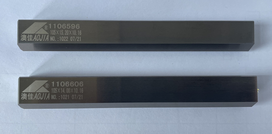 Ferramentas de corte semi de terminação K30 do carboneto de tungstênio 105×15.20×10.16