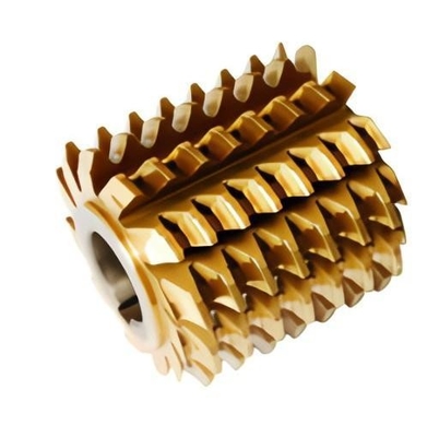 Os cortadores contínuos do Hob da engrenagem do carboneto utilizam ferramentas o revestimento dourado do Si-Al-XN da cor